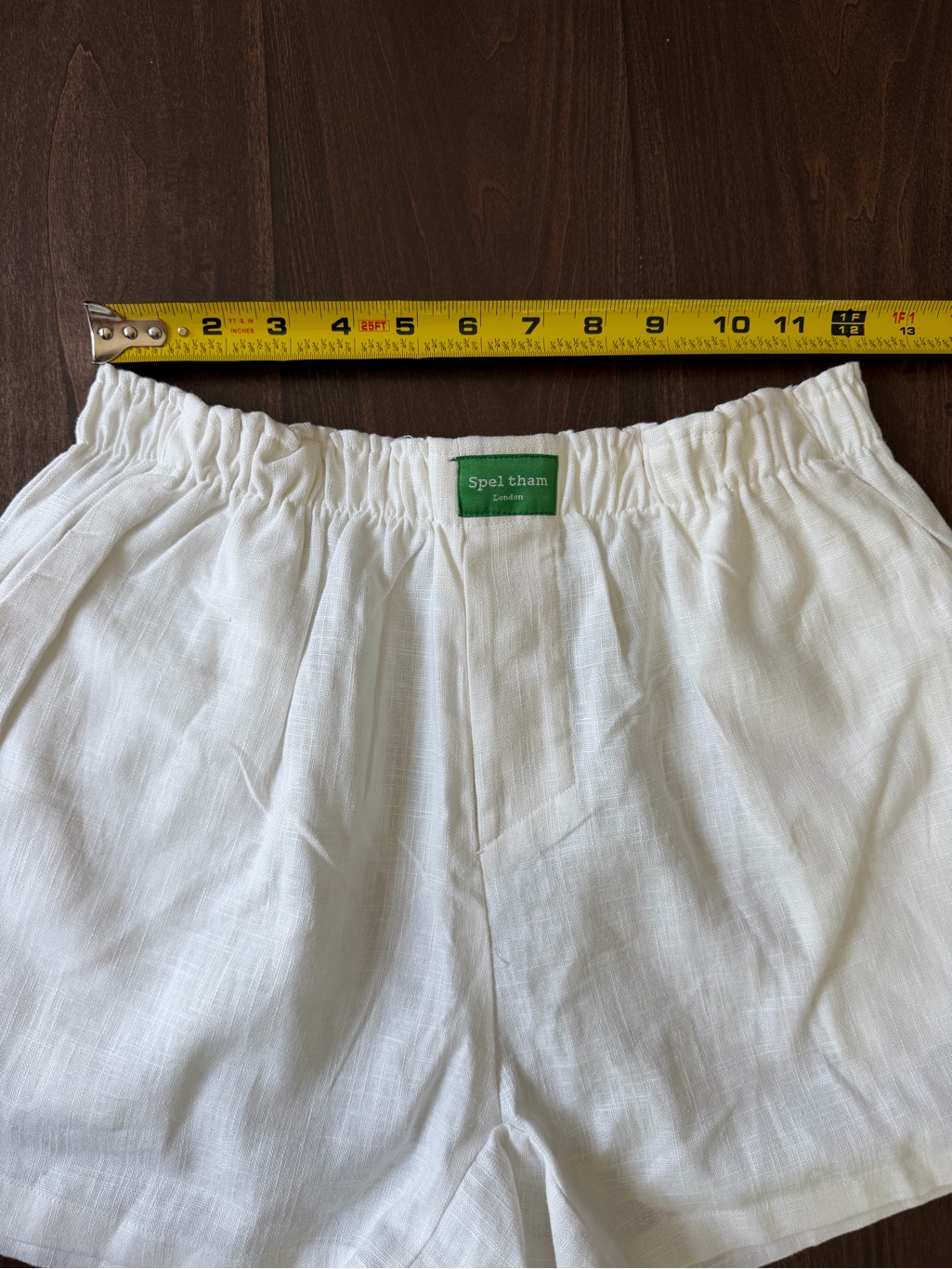 Speltham High-Waist Linen Shorts — image 5 of 5